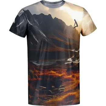 Pánské tričko Pánské volnočasové triko premium ALTISPORT VOJ/ALM116TR06 SKÁLY S