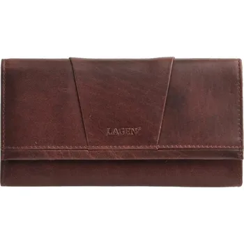 Lagen Dámská kožená peněženka BLC/24389/419 tm. hnědá