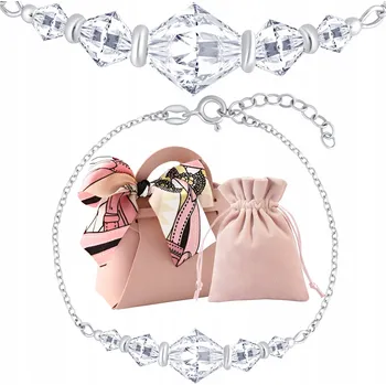 Náramek Stříbrný dámský náramek dárek pro ženu, stříbro 925