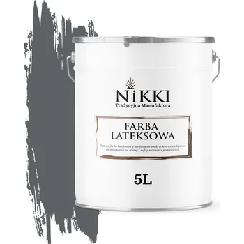 barva na zeď LATEXOVÁ BARVA NA STĚNY ANTRACIT H0912 5L HLUBOKÝ MAT NA STĚNY