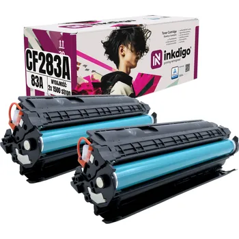 2x TONER INKDIGO pro HP 83A CF283A MFP M125a M127