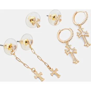 Náušnice Náušnice Aldo 3-pack ECLIPSSE.972 zlatá GLD, vel. ONE SIZE