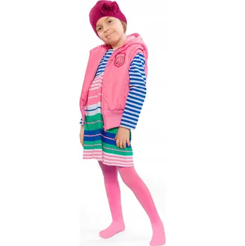 Teplé fleecové punčocháče pro dívky, termo punčocháče na zimu, vel 92/98