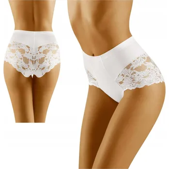 Dámské stahovací prádlo WOLBAR Slimea kalhotky kalhotky krajka bílá XL