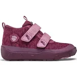 AFFENZAHN LOWBOOT KNIT HAPPY OTTER Berry | Dětské celoroční barefoot boty - 25