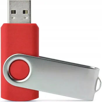 USB flash disk Flash disk Blue Collection Twister 16 GB USB 2.0 červený