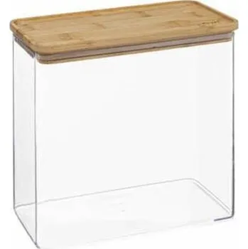 Úložný box Obdélníková krabice Eske o objemu 3 l s bambusovým víkem