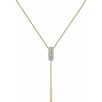 Náhrdelník Trussardi Moderní pozlacený náhrdelník z oceli Concept TJAYY01 + 2 měsíce na vrácení zboží