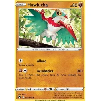 Volný čas Pokémon SIT 098/195 Hawlucha - Silver Tempest Stav: Near Mint, Verze: NORMAL