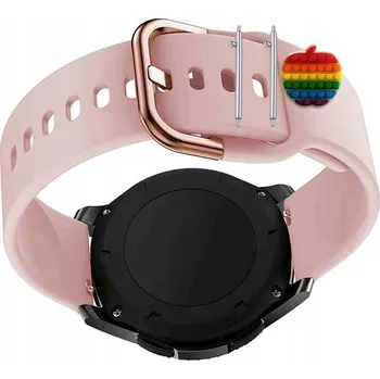 Příslušenství k chytrým hodinkám Pásek Řemínek pro Honor Watch Magic 2 (42 mm), Silikon Růžový Poutko, nastavitelný