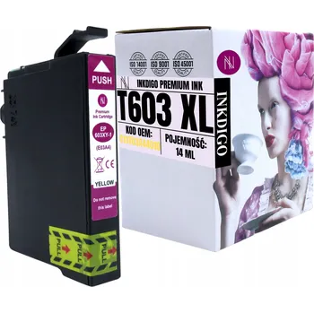 Žlutá inkoustová kazeta Inkdigo pro tiskárny Epson