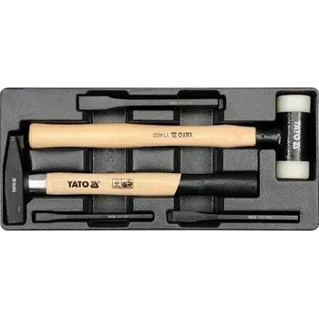 Vložka do zásuvky s kladivy a průbojníky, 5 dílů Yato YT-5540
