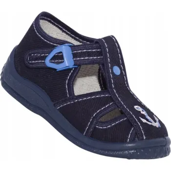 Chlapecké bačkory Dětské papuče Zetpol IGOR TMAVĚ MODRÉ, chlapecké, velikost 20, sandály