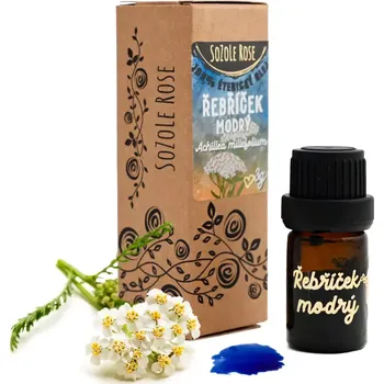 Vůně do bytu Vzácný éterický olej Řebříček obecný - modrý - 1g