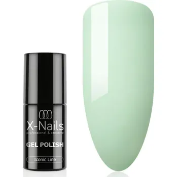 Přípravek na nehty Gel lak Iconic line, 6g – MINTY (světlounce mátově zelený) (Světle zelenkavý mint gellak)