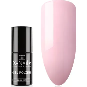 Přípravek na nehty Gel lak Iconic line, 6g – PALE ROSE NUDE (jemný růžový nude) (Světle růžový nude/tělový gellak)
