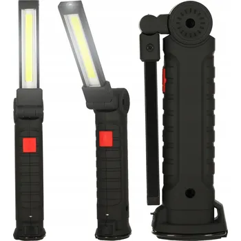 Svítilna DÍLENSKÁ SVÍTILNA / LAMPA USB COB MAGNET AKUMULÁTOR 1200mAh 200lm