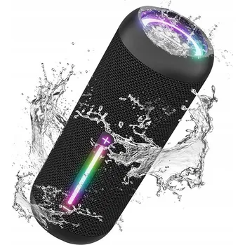 Bluetooth reproduktor Bluetooth reproduktor ROYQUEEN s LED světlem, Bluetooth 5.3, Černý
