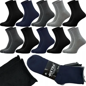 Pánské oblečení 10x Pánské Ponožky nekompresní bavlněné Ponožky nekompresní 43-46
