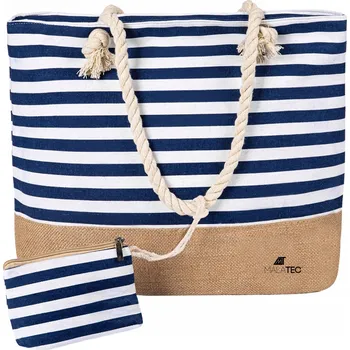 Kabelka Nákupní plážová taška syntetická modrá