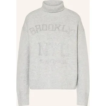 Dámský svetr Marc Aurel Dámský Svetr S Rolákem A Ozdobnými Kamínky, světle...