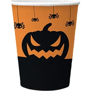 Jednorázové nádobí Párty kelímky Halloween – 8 ks