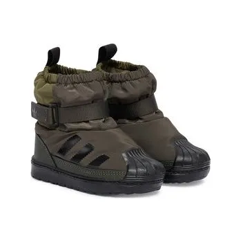 Dívčí sněhule Sněhule adidas Superstar 360 Boot JQ7952 Khaki 23