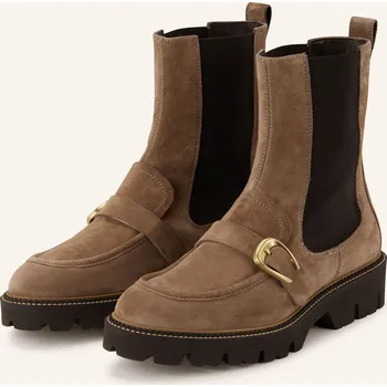 Dámské tenisky Pertini Dámské Chelsea Boty, béžová / tmavě hnědá, 41