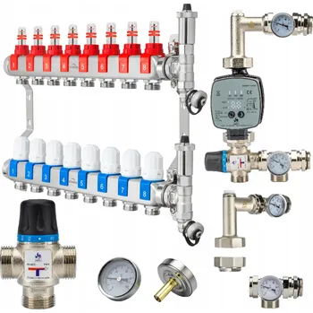 rozdělovač topení Rozdělovač DAMIX pro 8 okruhů