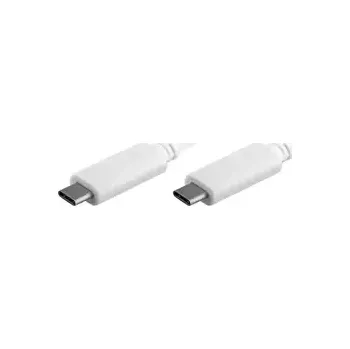 Datový kabel MicroConnect USB3.1 Type C (M) - Type C (M) 0.5m bílá (USB3.1CC05W)
