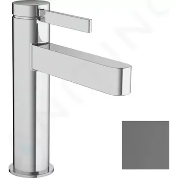 Hansgrohe Finoris Umyvadlová baterie, s výpustí Push-Open, CoolStart, EcoSmart, kartáčovaný černý chrom, 76024340