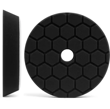 Autovosk O7 Pěnový lešticí kotouč Ø150 mm – jemný (hexagonal zkosený, černý)