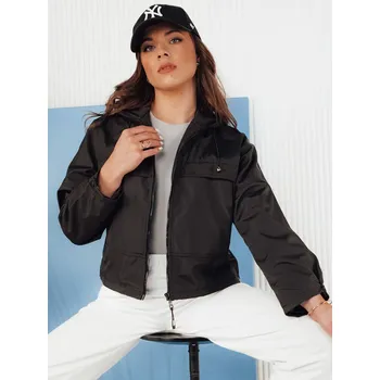 Dámská casual bunda Dámská přechodná bunda EUNIKAR černá DStreet černá 2724185