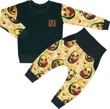 Tepláková souprava - Avokádo (bez kapuce) Velikost: 146