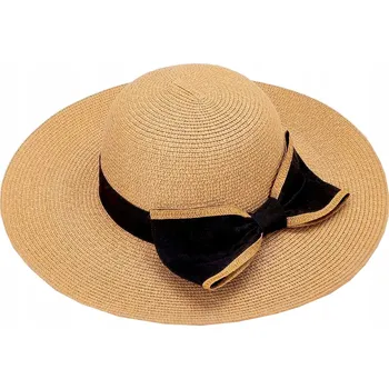 Klobouk Sajbazar slaměný klobouk béžový univerzální velikost