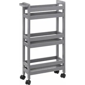 Konferenční stolek 5five Vozík na kolečkách Colors 3-úrovňový šedý