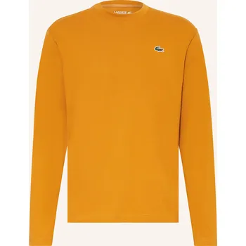 Lacoste Pánské Tričko S Dlouhým Rukávem, tmavě oranžová, S