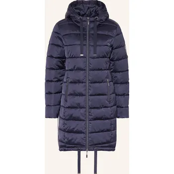 Dámský kabát Monari Dámský Prošívaný Kabát, tmavě modrá, 34