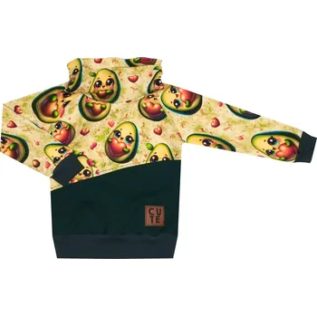 Mikina se stojáčkem - Avokádo Velikost: 98