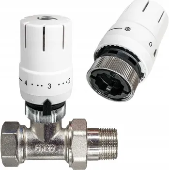 Ventil Termostatická sada přímá 3/4" termostatický ventil + termostatická hlavice uni Damix