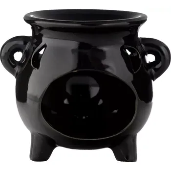 Aroma lampa Eden Keramická aromalampa Černý Kotlík 10 cm