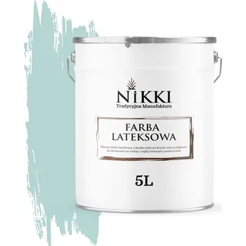 barva na zeď BARVA LATEXOVÁ NA ZEĎ MÍTOVÁ SVĚTLÁ H1561 5L HLUBOKÝ MAT NA STĚNY