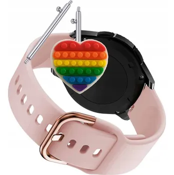 Pouzdro na mobilní telefon Pásek Řemínek pro Maxcom FW55 Aurum Pro, Silikon Růžový Poutko, nastavitelný