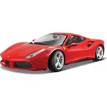 Bburago Bburago Ferrari 488 GTB 1:18 červená