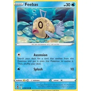 Sběratelská karetní hra Pokémon SIT 039/195 Feebas - Silver Tempest Stav: Near Mint, Verze: NORMAL