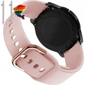 Příslušenství k chytrým hodinkám Pásek Řemínek pro chytré hodinky Amazfit Bip U, silikon, růžové poutko, nastavitelný