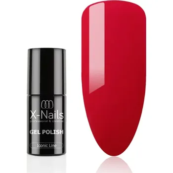 Přípravek na nehty Gel lak Iconic line, 6g – CLASSIC ROUGE (středně tmavá červená) (Červený gellak na nehty)