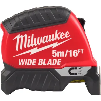 metr Široký svinovací metr Milwaukee WIDE BLADE MAGNETIC (GEN2) 5M/16FT-35, délka 5 metrů, magnetický, 4932499208