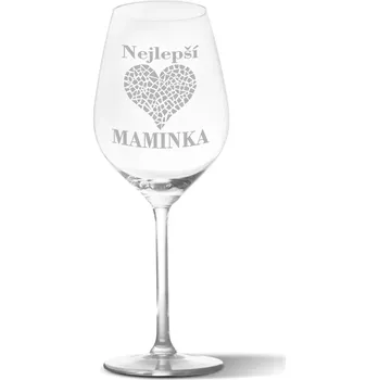Sablio Sklenička na víno Nejlepší maminka: 49 cl