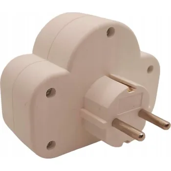 Elektrická zásuvka Elektrická Zásuvka rozbočka YAHAFI bílá